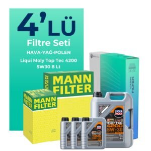 MANN Mercedes GL350 Dizel Filtre Bakım Seti Liqui Moly Motor Yağlı (2010-2012) 4 Lü