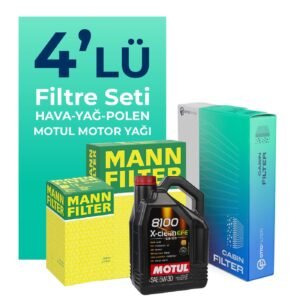MANN Mercedes GL350 Dizel Filtre Bakım Seti Motul Motor Yağlı (2010-2012) 4 Lü