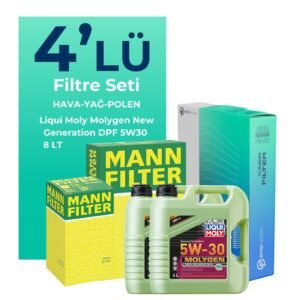 MANN Mercedes S500 Filtre Bakım Seti Liqui Moly Motor Yağlı (2006-2013) 4 Lü