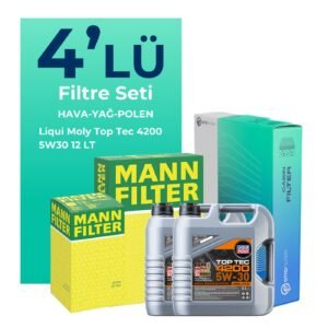 MANN Mercedes Sprinter 313 Dizel Filtre Bakım Seti Liqui Moly Motor Yağlı (2011-2016) 4 Lü