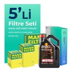 MANN Opel Grandland 1.6 Dizel Filtre Bakım Seti Motul Motor Yağlı (2017-2024) 5 Li