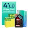 MANN Volkswagen Caddy 1.6 Dizel Filtre Bakım Seti Motul Motor Yağlı (2010-2015) 4 Lü