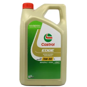 Castrol Edge 5W30 LL 5 Lt Tam Sentetik Partiküllü Motor Yağı