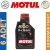 Motul 8100 X-Clean 5W40 1 Lt Tam Sentetik Motor Yağı (6 Adet)