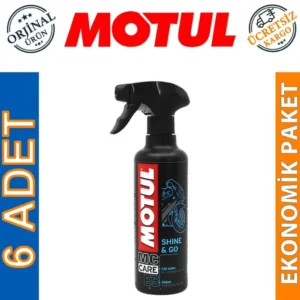 Motul E5 Shine & Go Sprey 400 Ml Hızlı Cila ve Parlatıcı (6 Adet)