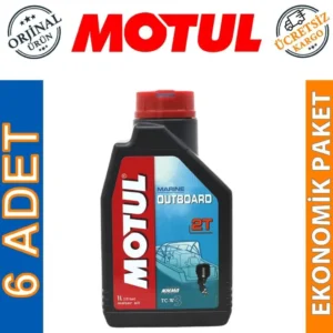 Motul Marine Outboard 2T 1 Lt 2 Zamanlı Tekne Motor Yağı (6 Adet)