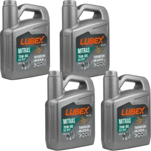 Lubex Mitras AX HYP 75W80 3 Lt Şanzıman ve Diferansiyel Yağı (4 Adet)