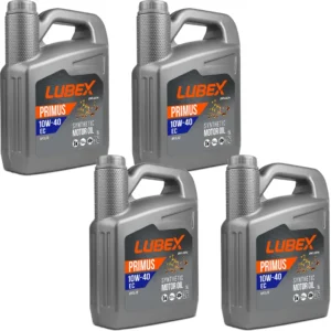 Lubex Primus EC 10W40 5 Lt Sentetik Motor Yağı (4 Adet)